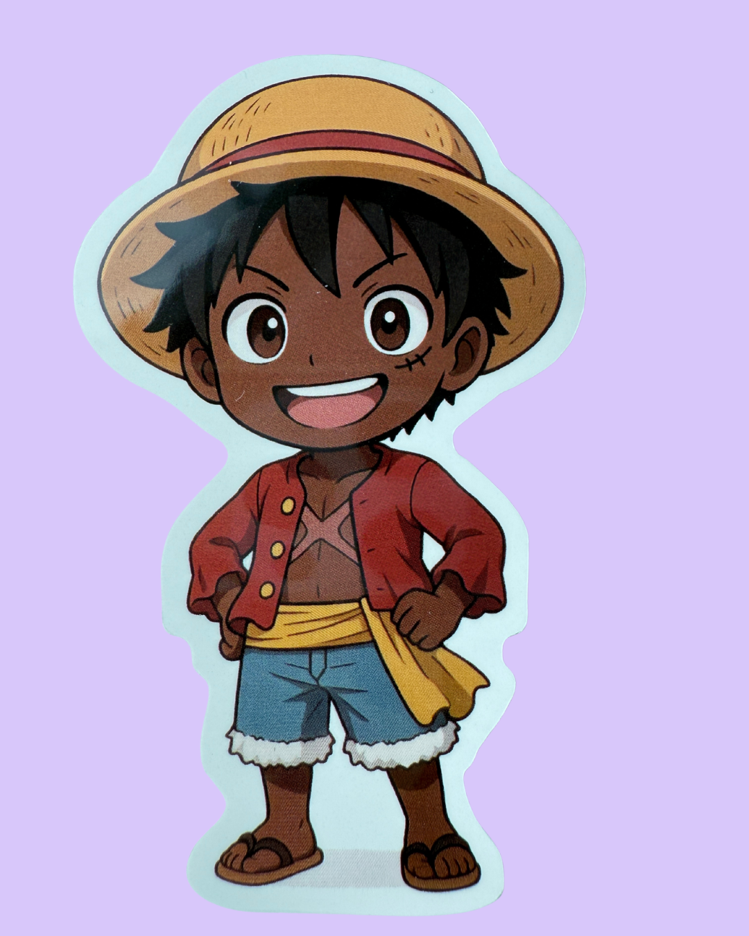 Black Luffy Sticker