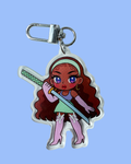 Sword Lady Keychain