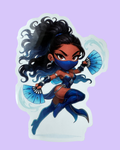 Black Kitana Sticker