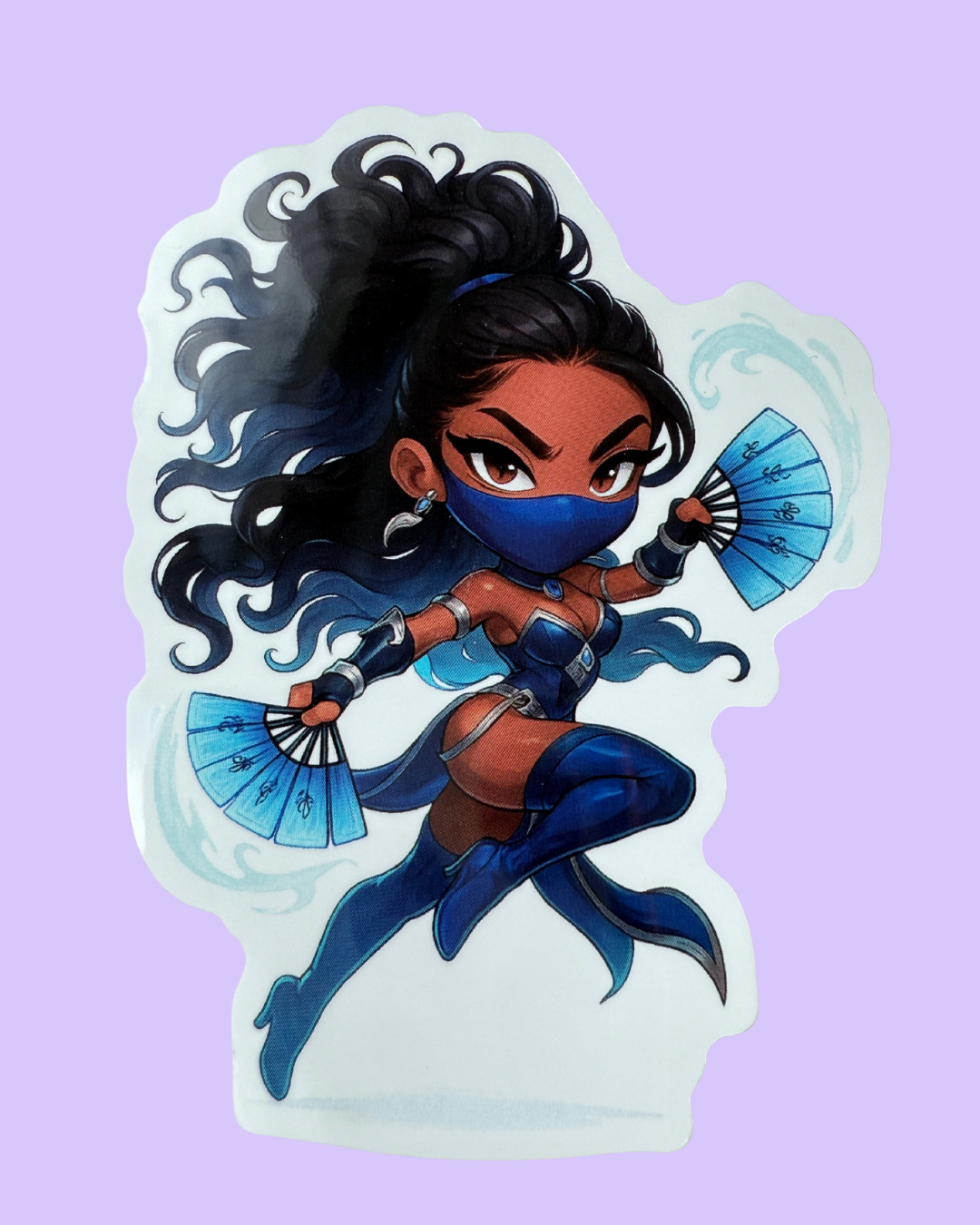 Black Kitana Sticker