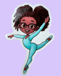 Dancing Doll #3 Sticker