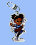 Black Chun-Li Keychain