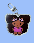 Black Hello Kitty Keychain