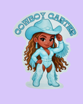 Blue Beyonce Sticker