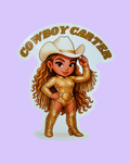 Gold Beyonce Sticker