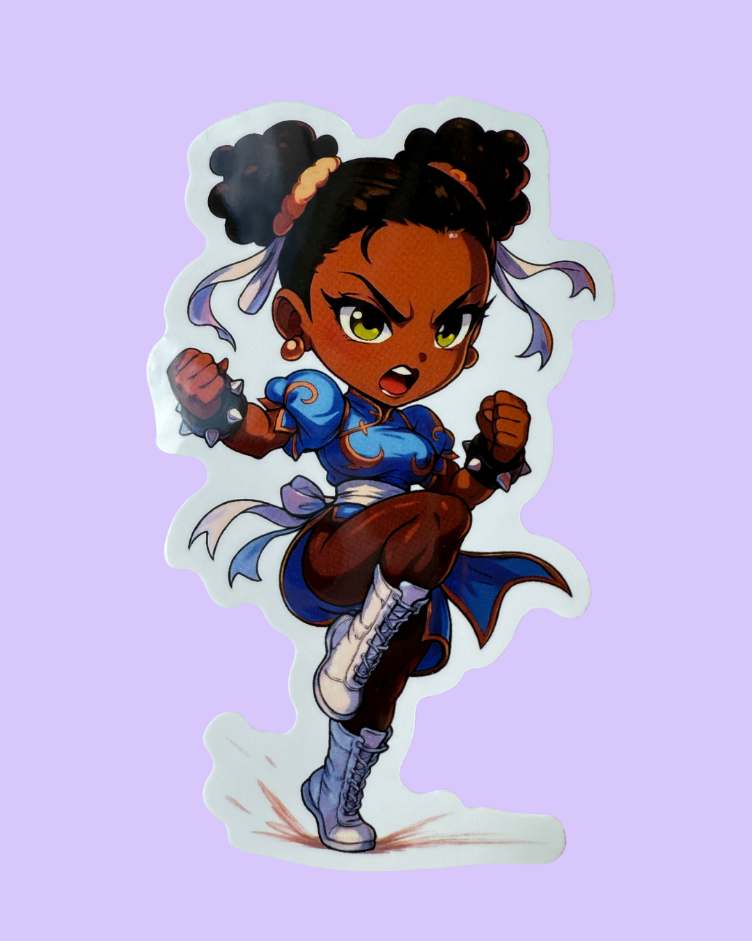 Black Chun-Li Sticker